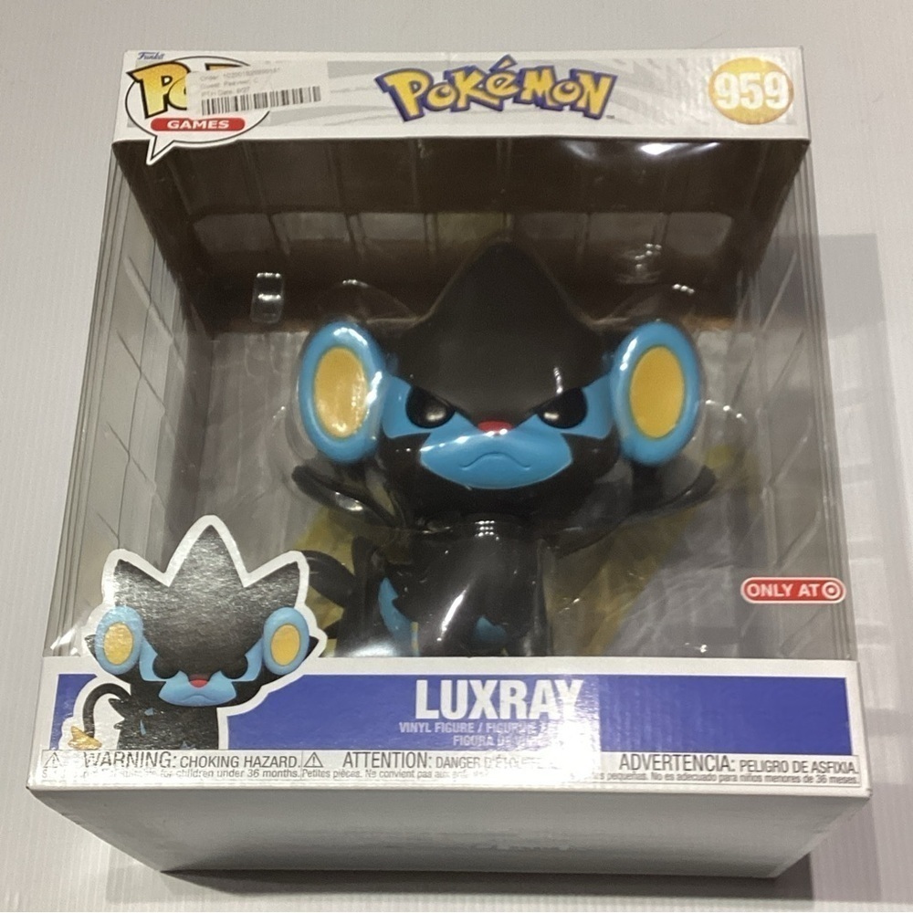 Funko Pop Pokémon Luxray #959 Jumbo 10” Inch Target Exclusive NEW